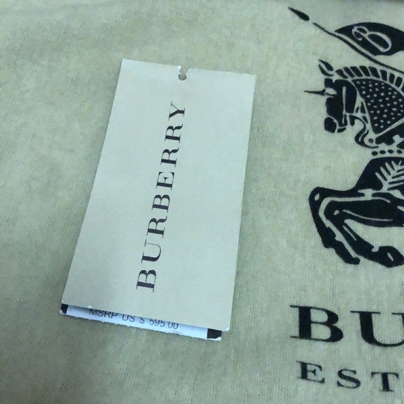 🌟 BRAND NEW 🌟 BURBERRY Small Chester Nova Check Patent Bowling Bag White - Picture 3 of 7